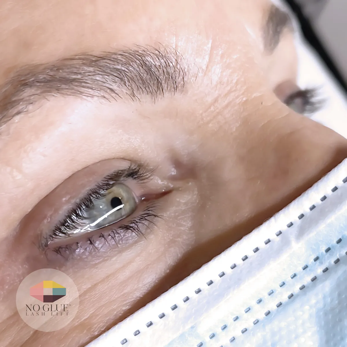 Before — Korean No-Glue Lash Lift model three